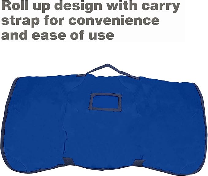 EVERYDAY KIDS Toddler Nap Mat with Removable Pillow -Choo Choo Train- Carry Handle with Fastening Straps Closure, Rollup Design, Soft Microfiber for Preschool, Daycare, Sleeping Bag - Ages 2-6 Years