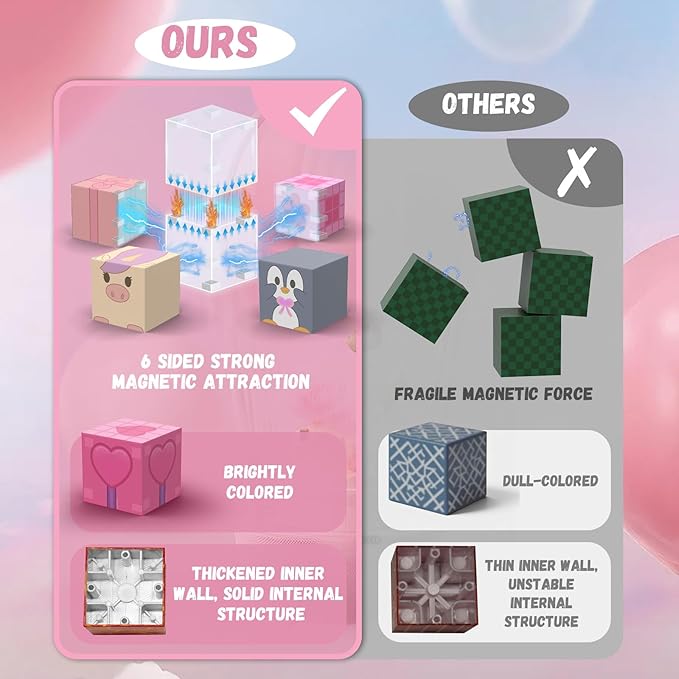 100 PCS Magnetic Blocks for Kids Ages 3 4 5 6 7 8 9 10, STEM Sensory Building Toys, Princess Castle Magnetic Toys, Christmas Birthday Gifts for Girls Toddlers