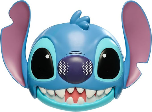Disney Stitch Talking Mask with 25+ Sounds & Phrases, Adjustable Straps, Costume for Kids, Dress Up and Pretend Play, Toy for Fans, Boys, Girls, Kids Ages 3 and Up by Just Play
