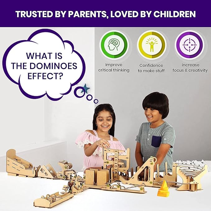 Smartivity Chain Reaction Engineering, STEM Learning Toy Construction Kit for Kids Ages 8 and Up
