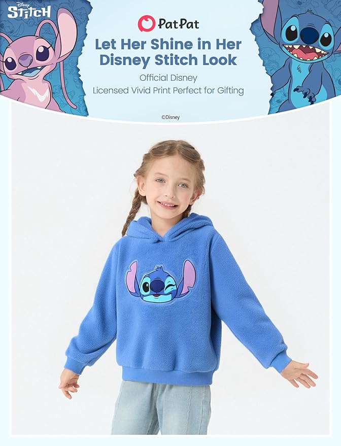Disney Lilo & Stitch Minnie Mickey Spiderman Frozen Elsa Boys/Girls Hoodie Sweatshirt Graphic Pullover Tops Toddler-Big Kid