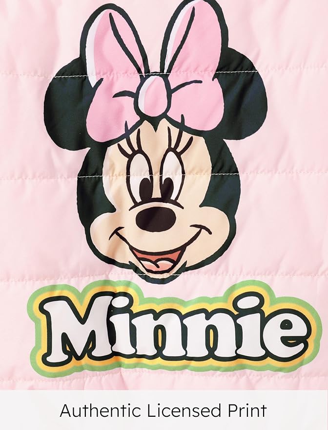 Disney Stitch Frozen Elsa Minnie Mouse Toddler Girl/Boy Puffer Jacket Kids Heavyweight Hooded Warm Winter Down Coat 2-13Years