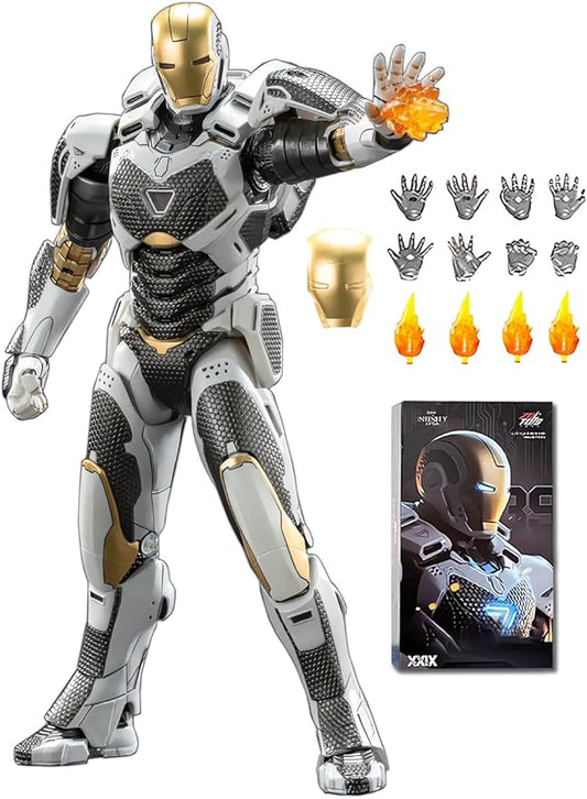 7 Inch MK39Ironman Action Figure (1/10 Scale) with Lots of Accessories,Exquisite Painting Collectible Toy