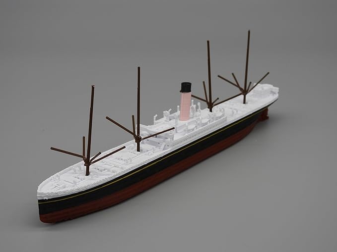 12" Prebuilt Display Model Ship (SS Californian 10" length Model with Torpedos (4ct))