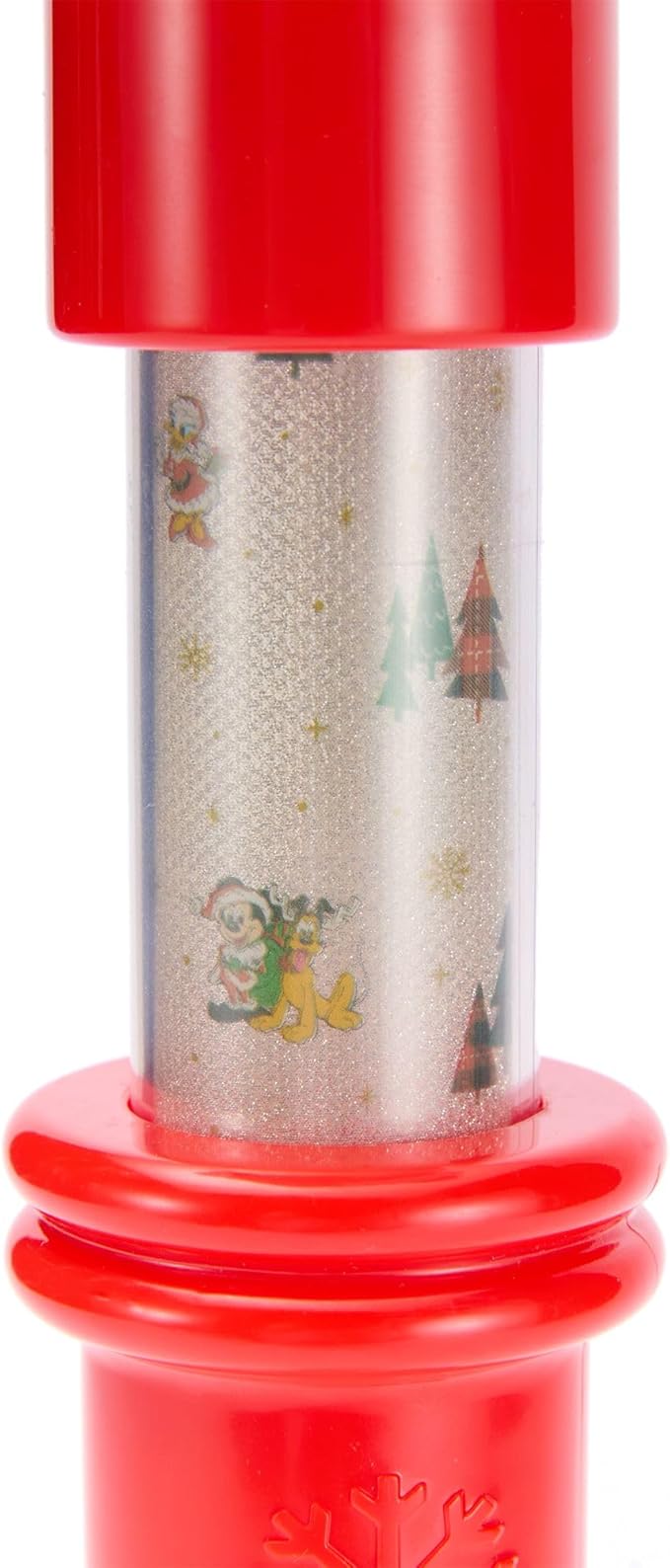 Disney Store Official Mickey Mouse Icon Peppermint Swirl Holiday Scented Light-Up Bubble Wand - Perfect for Kids & Fans, Authentic Design, Ideal for Outdoor Play & Parties, Durable & Safe for All Ages