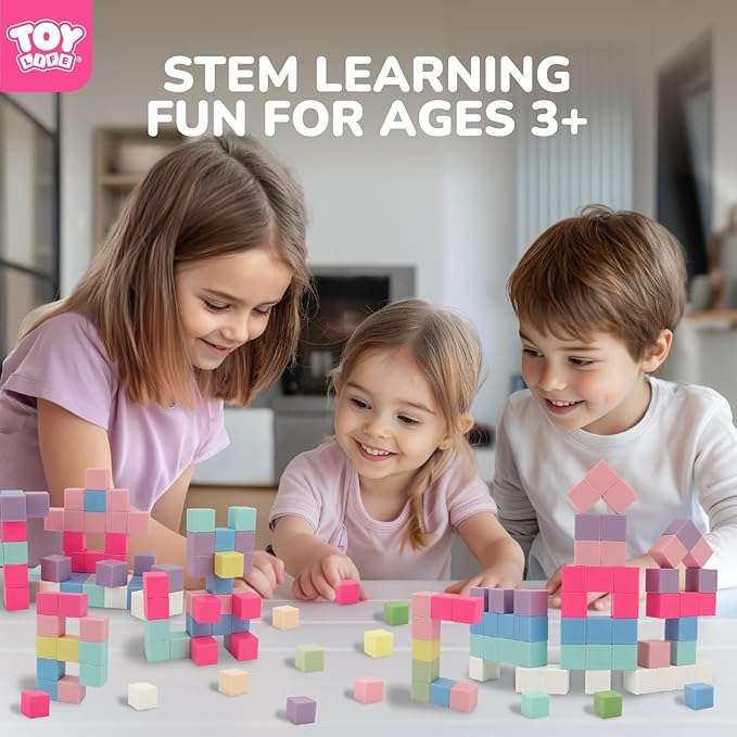 TOY Life 64 Pcs Magnetic Blocks for Kids Ages 3-5, Magnet Building Blocks for Toddlers, Magnetic Blocks for Kids Ages 4-8 Girls & Boys, Educational Learning Building Toys for Age 3 4 5 6 7 8-12