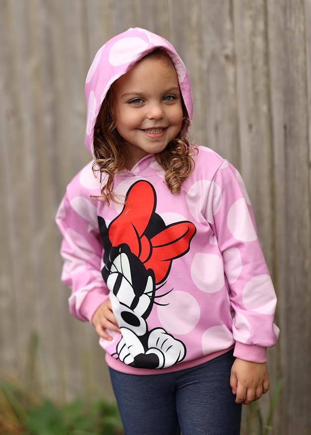 Disney Lilo & Stitch Minnie Mickey Spiderman Frozen Elsa Boys/Girls Hoodie Sweatshirt Graphic Pullover Tops Toddler-Big Kid