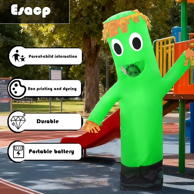 Inflatable Tube Man Costume,Inflatable Costumes for Adult,Wacky Wavy Arm Guy Funny Halloween Costume for Adults