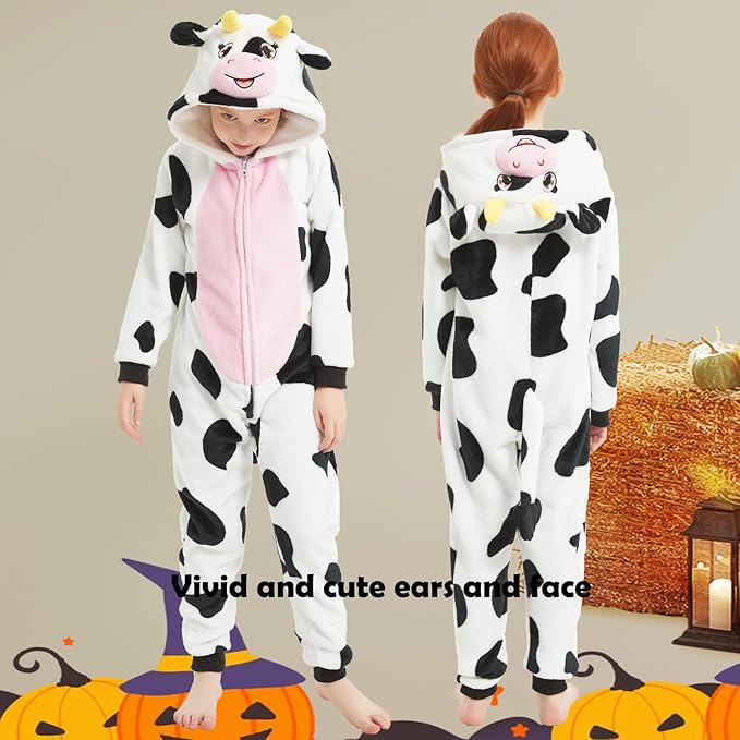 SWEETXIN Unise Kids Jumpsuit Cosplay Onesie One Piece Suit for Girls Boys Halloween Character Costume Dress Up Party