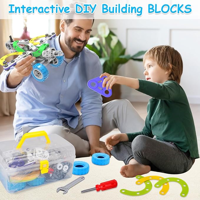 10 in 1 Electric STEM Toys for 5 6 7 8 9+ Year Old Boy Girl Birthday Gifts Educational Building Toys for Kids Ages 4-8 5-7 8-12 Stem Activities Construction Toy for Boys 6-8 8-10 Holiday Idea Gift