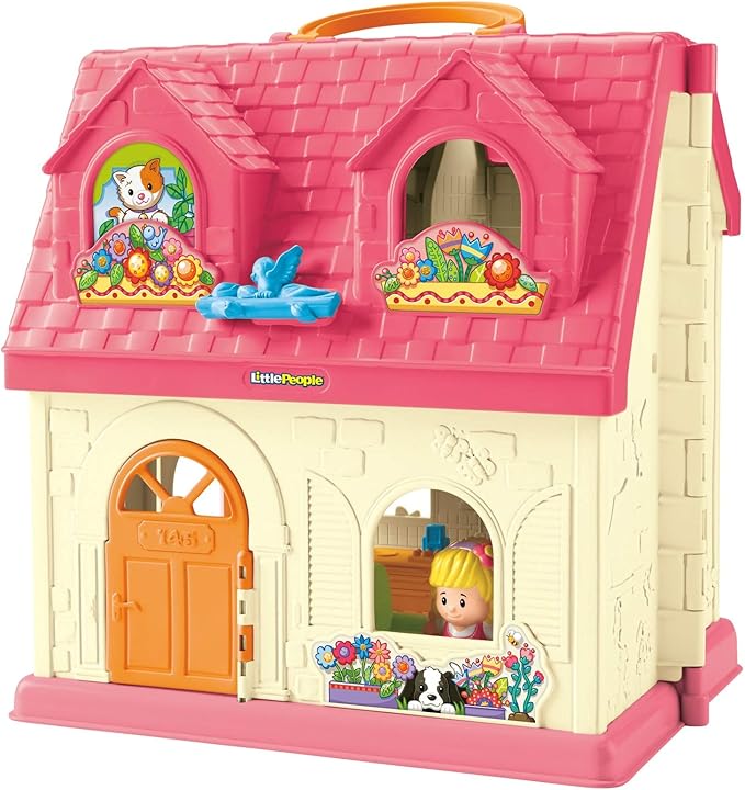 Fisher-Price Little People Surprise & Sounds Home [Amazon Exclusive] & Little People Swing & Share Treehouse