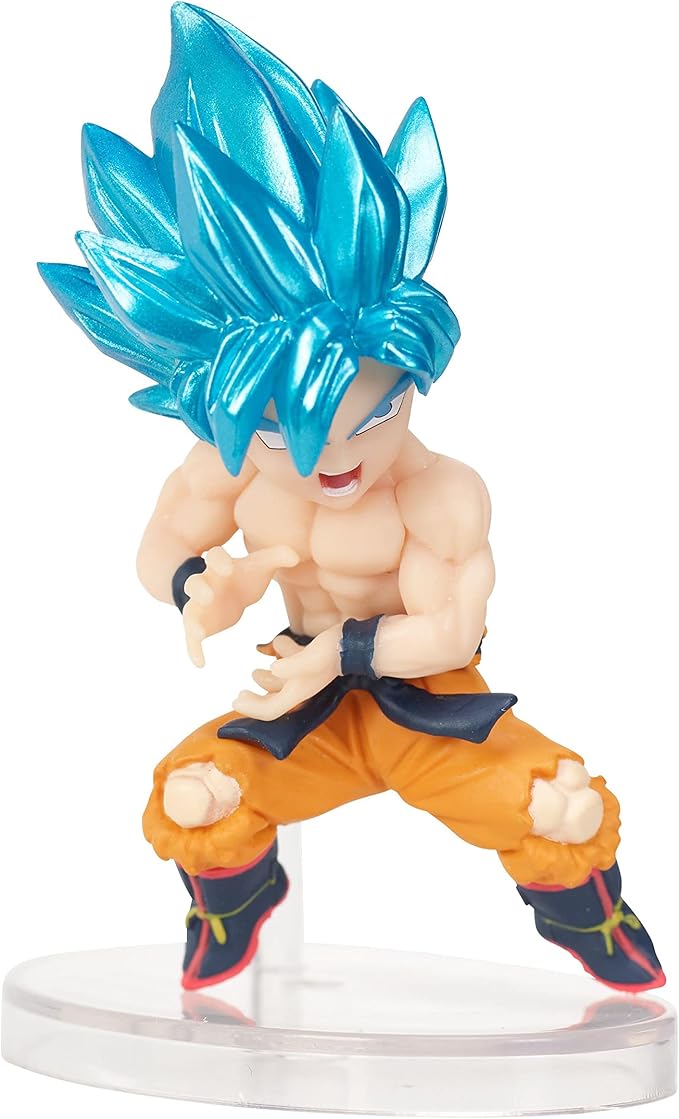 Bandai Namco - Dragon Ball Super - Super Saiyan Blue Goku, Super Saiyan Blue Vegeta, Super Saiyan Broly, and Piccolo, Dragon Ball Adverge 2" Figure (Box Set 3)
