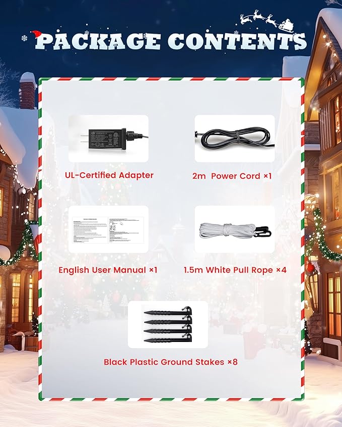 10 FT Christmas Inflatable Santa Sleigh with 3 Reindeer Outdoor Decoration, Blow Up Yard Decor with Bright LED Lights, Santa Claus Xmas Decor for Garden Lawn Backyard