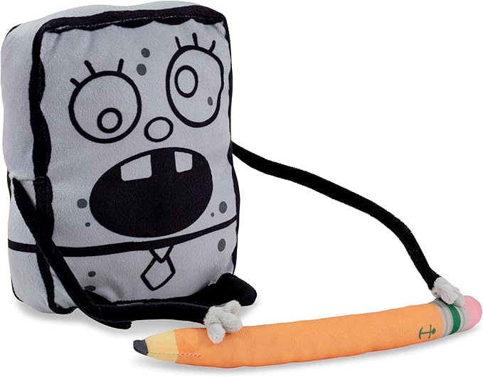 Nickelodeon Spongebob Squarepants DoodleBob 10-Inch Collector Plush Toy, Large Soft Stuffed Animal