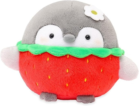 6" Strawberry Plush – Officially Licensed Penguin Stuffed Animal Toy – Soft Collectible Cute Character