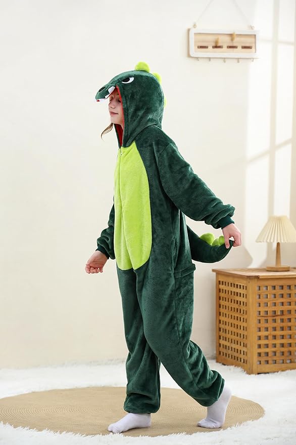 Unisex Adult Onesie Pajamas, Polar Fleece Cosplay Animal One Piece Halloween Costume Pajamas Homewear