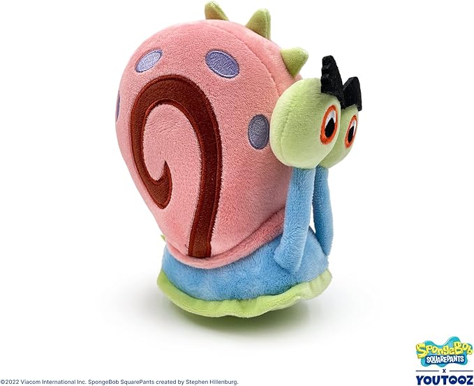 Youtooz Prehistoric Gary The Snail Stickie Plush 6", Cute Spongebob Squarepants Snail Toy Collection