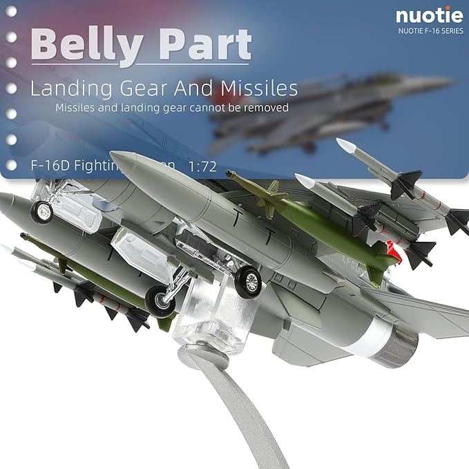 1/72 Scale F-16D Fighting Falcon Airplane Pre-Build Model Kits Finished Diecast Aircraft Metal Fighter Jet Model Display Collection or Gift (F-16D Singapore)