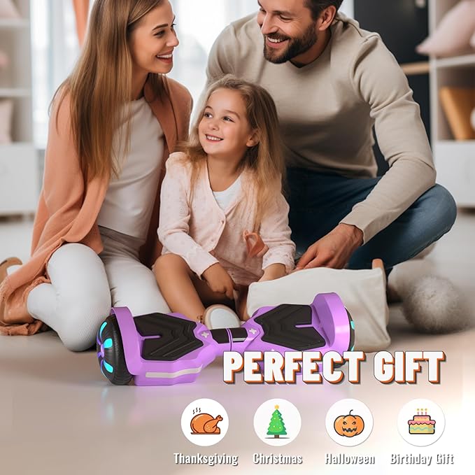 Scooter, Bluetooth Speakers and LED Light-Up Wheels, APP Control, Dual 250W Motors, 8.5 mph Max Speed & 8.5 Miles Max Range, Gifts for Kids Adults Girls Boys