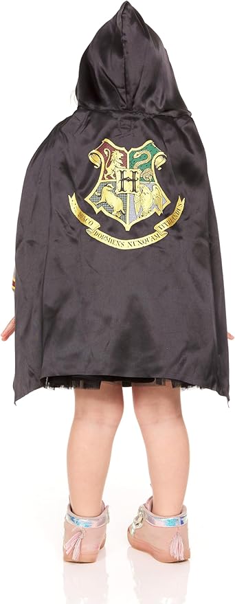 Harry Potter Toddler Girls Gryffindor Tutu Dress with Removable Cape - Halloween Costume for Toddler Girls