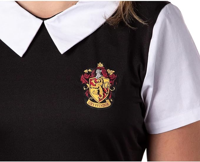 Harry Potter Costume Dress Cosplay Plaid Skirt Dresses for Women Juniors, All 4 Hogwarts Houses Available