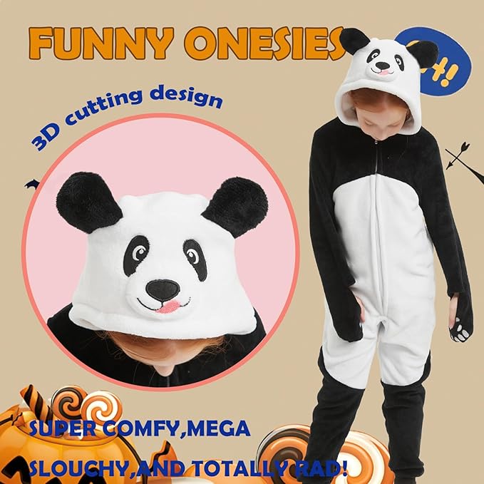 SWEETXIN Unise Kids Jumpsuit Cosplay Onesie One Piece Suit for Girls Boys Halloween Character Costume Dress Up Party