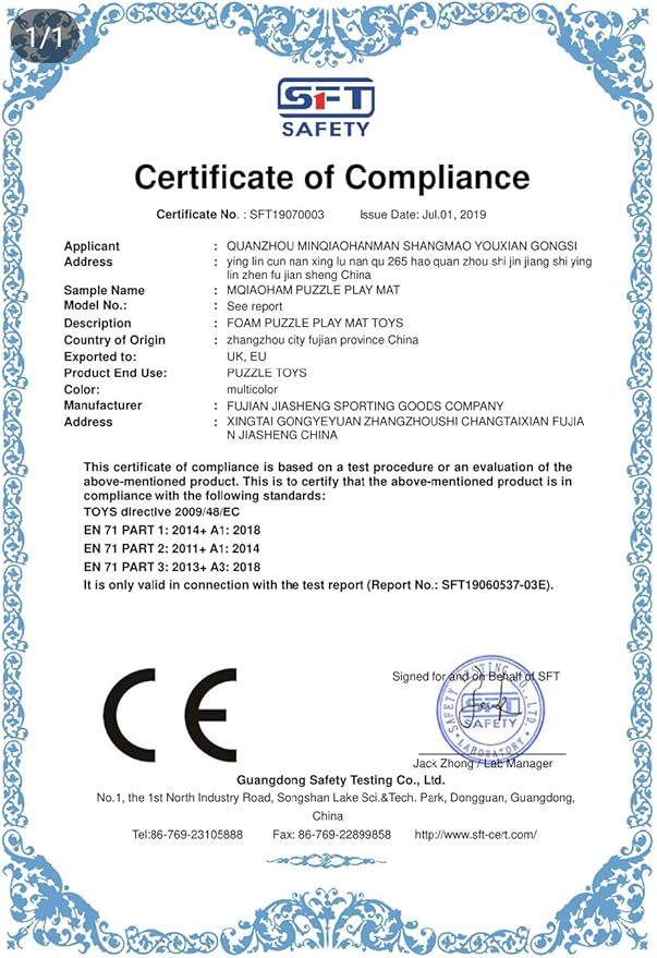 MQIAOHAM® 25 Pieces Puzzle Play Mats, Soft Baby Play Mat, Kids Interlocking Foam Floor Tiles, Toddlers Carpet Playmats G301025-101105112