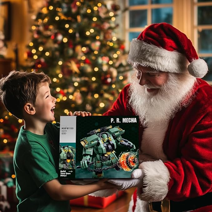 Mech Building Set, Annihilation Ranger Warrior Robot Action Figure Building Toys for Adults, Compatible with Lego Mech Set, 542 PCS