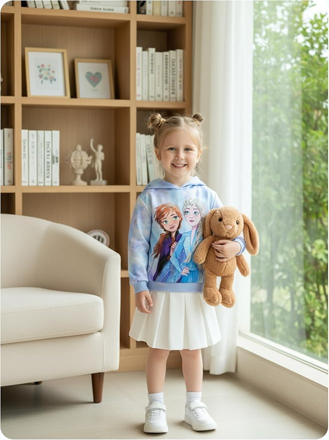 Disney Lilo & Stitch Minnie Mickey Spiderman Frozen Elsa Boys/Girls Hoodie Sweatshirt Graphic Pullover Tops Toddler-Big Kid