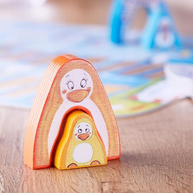 HABA My Very First Games Go, Go Little Penguin, Toddler Learning Game and Cooperative Toddler Board Games for 2 Years and up, Made in Germany