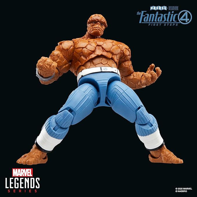Marvel Legends Series The Thing, The Fantastic Four: First Steps Ben Grimm Movie Collectible 6 Inch Action Figure Toy