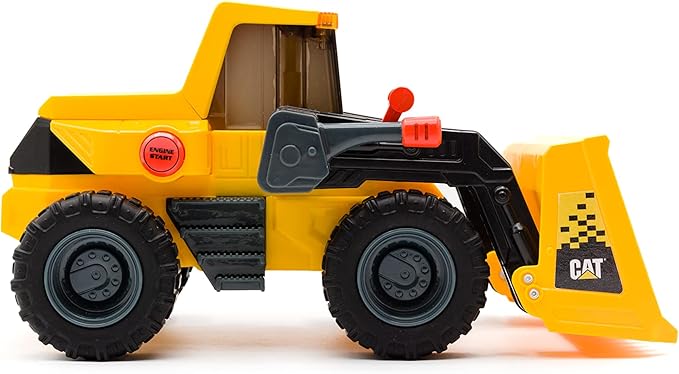 CAT Construction Toys, 11.5" Power Haulers 2.0 Front Loader, Lights and Sounds, Ages 3 and up