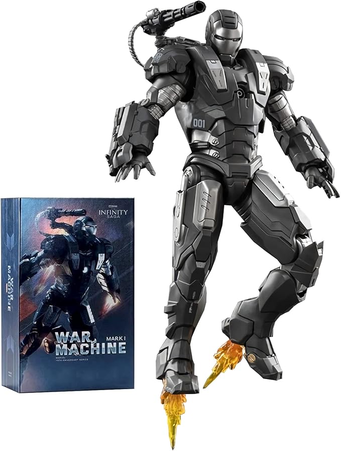 OVONNI 7 Inch War Machine MK1 Action Figure,Exquisite Painting Collectible Figure with Lots of Accessories (1/10 Scale)