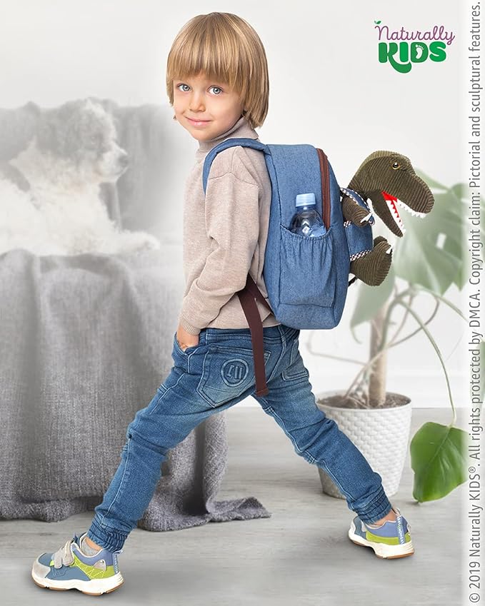 Green Dinosaur Toys for Kids 5-7, Gifts for 5 Year Old Boys, 4 Year Old Boy Birthday Gift, Toddler Dinosaur Backpack