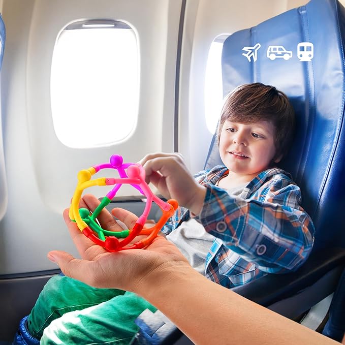 12Pcs Magnetic-People-Magnet-Men, Magnetic Travel Toys for Kids, Creative, Portable and Educational, Funny Magnets for Kids, Small Toys for Classroom Prizes, Easter Egg Stuffers, Office