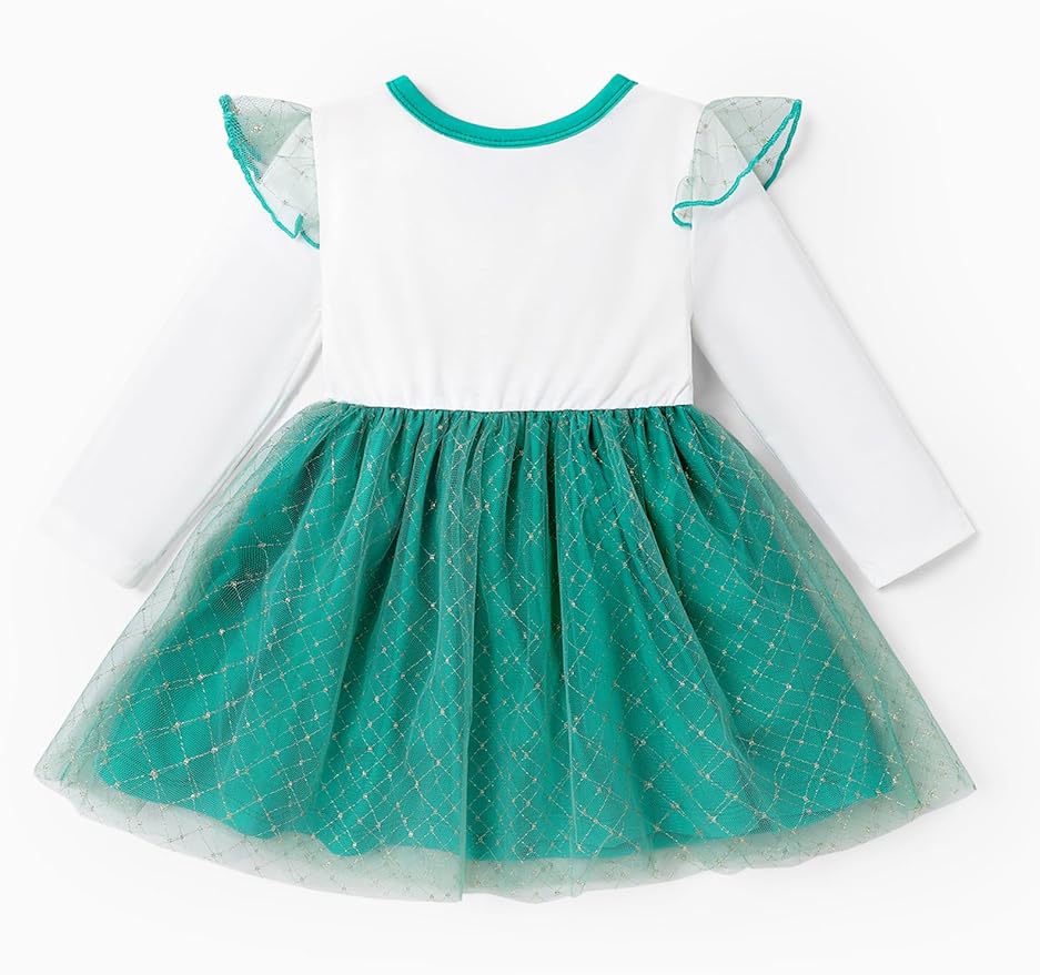 Disney Princess Frozen Minnie Mouse Dress Girls Sparkle Ruffle Tulle Tutu Birthday Party Fall Outfits Clothes Baby to Toddler