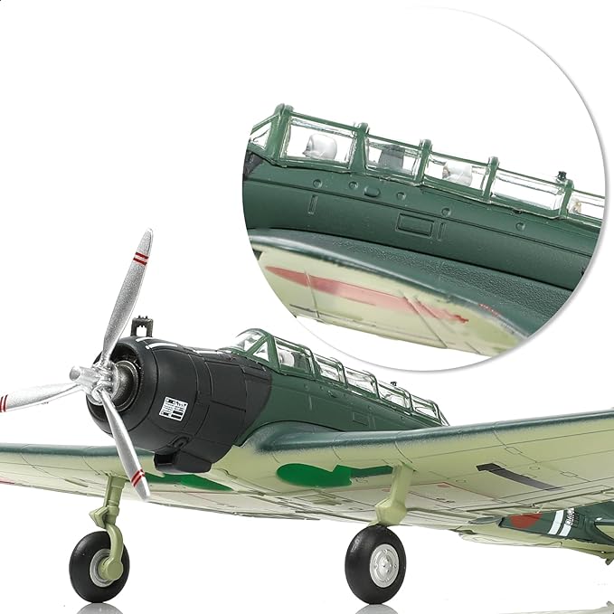 1/72 Japan Type 97 Naval Attack Aircraft Model World War II Retro Warplane Metal Diecast Aircraft Model for Adults Military Enthusiasts Collections or Gift