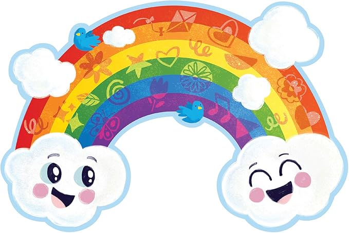 Peaceable Kingdom Shimmery Rainbow Floor Puzzle