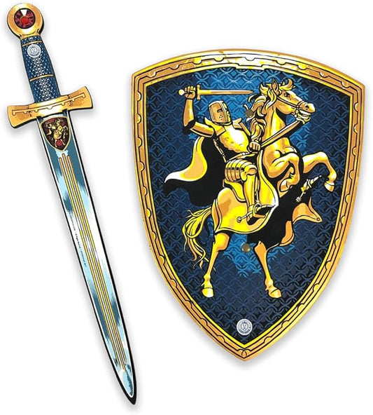Liontouch - Knight Foam Sword & Shield for Boys – 3-6 Years | Pretend Play Set in Medieval Style for Kids & Toddlers | Safe Toy Weapons & Battle Accessories for Dress Up & Horseback Knight Costumes