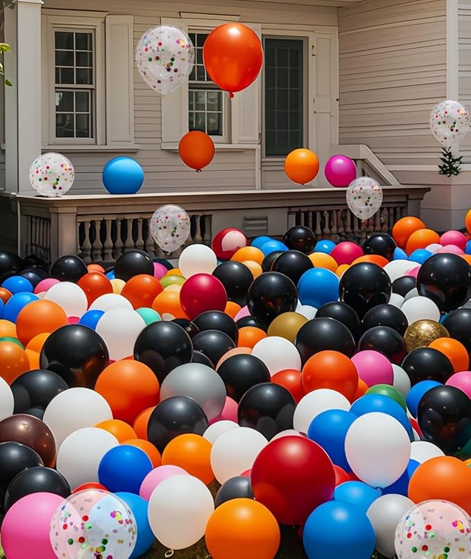 2000 Pcs Balloons Bulk 12 inch Assorted Colors Rainbow Latex Balloon 12 Colors, for Wedding, Graduation, Birthday Party Various Event Decorations