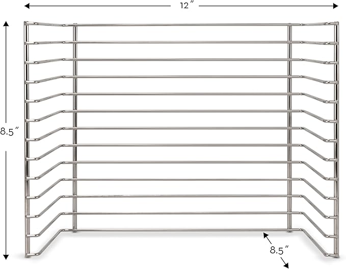 Melissa & Doug Puzzle Storage Rack - Wire Rack Holds 12 Puzzles