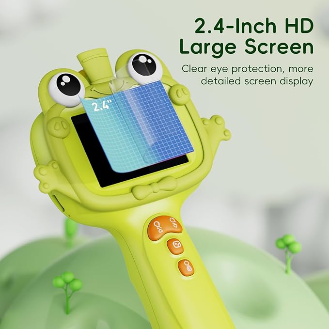 Borescope Camera Toy with Light for Kids - STEM Science Educational Toy for 4 5 6 7 8 9 10 Years Old Boys Girls Birthday Gift, Snake Scope Camera for Outdoor Camping Nature Exploration