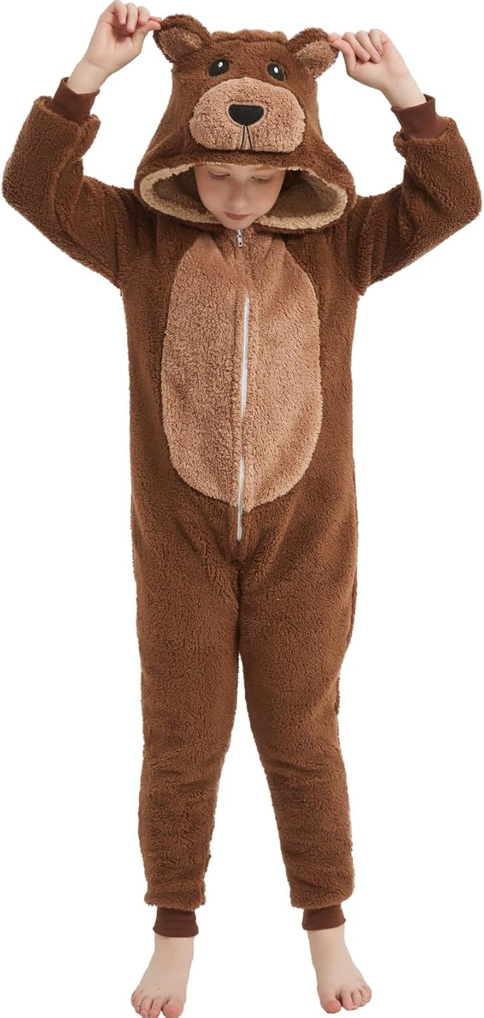 SWEETXIN Unise Kids Jumpsuit Cosplay Onesie One Piece Suit for Girls Boys Halloween Character Costume Dress Up Party