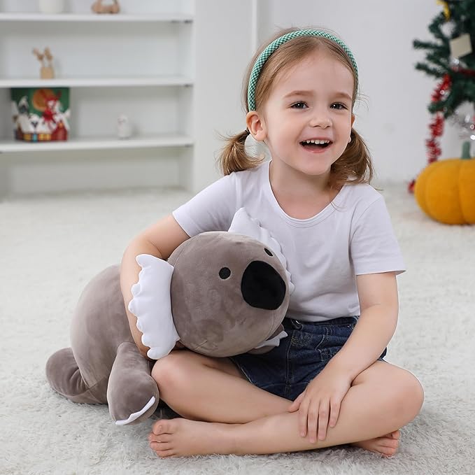 4.2lbs Koala Weighted Stuffed Animals, Weighted Stuffed Animal Plush 24", Giant Koala Stuffed Animal Pillow Soft Doll Toy Gifts for Kids Adults Women Men Girls Boy