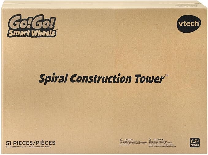 VTech Go! Go! Smart Wheels Speedy Spiral Construction Tower Track Set (Frustration Free Packaging)