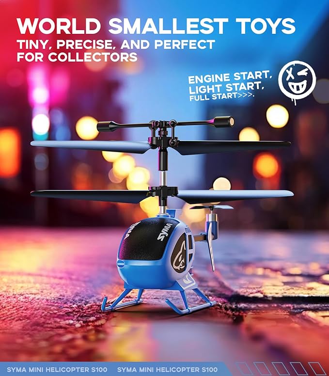 SYMA Remote Control Helicopter, Mini RC Helicopter for Kids with Altitude Hold, One-Key Take Off/Land, Toy for Boys Girls Beginners Indoor Flying Fun
