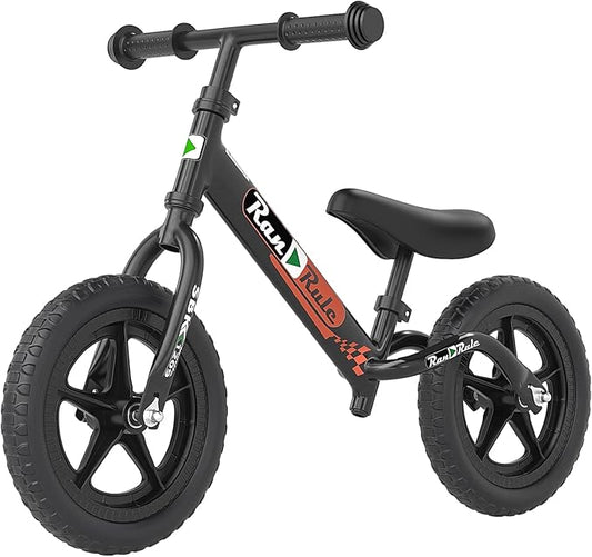 RoyalBaby Toddler Balance Bike for 2 to 5 Years Old Boys Girls Toys Gift, Lightweight Adjustable Seat and Handlebar Training Bicycle 12 Inch Wheel