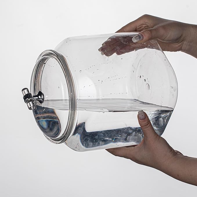 152oz Plastic Food Storage Jar with Airtight Seal Lid, Square Kitchen Counter Container for Cookies, Candy, Pasta, Dry Goods for Pantry Organization，4.5L