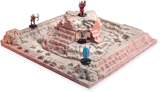 Monster Adventure Terrain 107 Piece Paintable Rock Formation Expansion Set - Fully Modular & Stackable 3-D Tabletop World Builder, for DND Dungeons Dragons, Pathfinder & All RPG Games