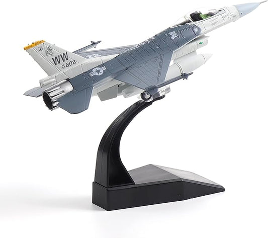 1/100 F-16C Fighting Falcon Fighter Model Metal DieCast Aircraft Jet Kit Fighter Plane Model Military Airplane for Collection and Gift(Misawa AFB 35th)